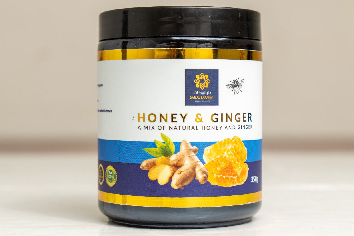 Natural Honey with Ginger β Pure Raw Honey Blend for Energy, Immunity & Digestion