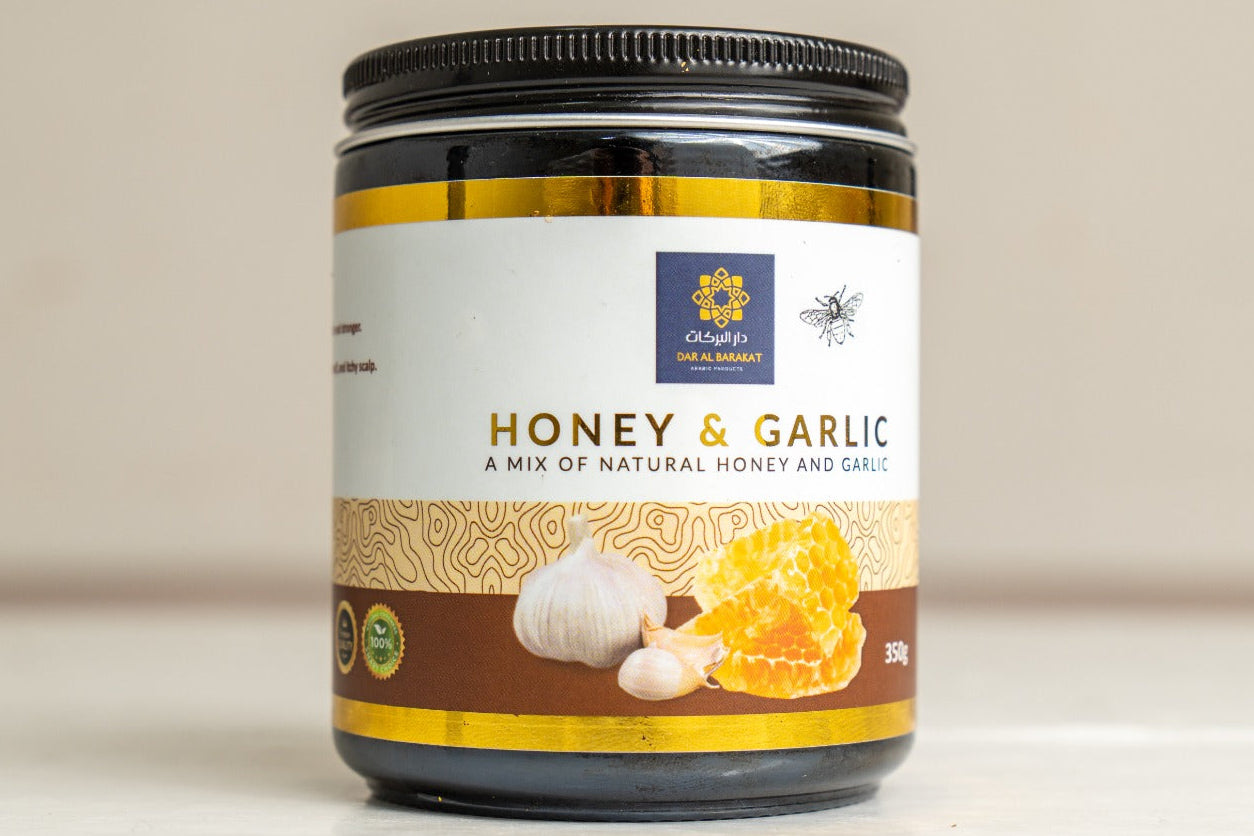 Natural Honey with Garlic β Pure Raw Honey Blend for Immunity, Heart Health & Energy