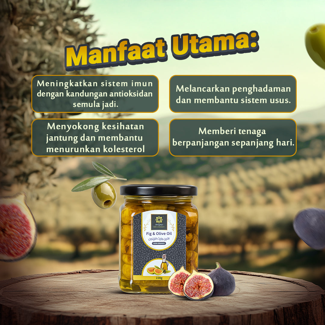 Olive Oil with Fig – Premium Infused Olive Oil – Natural  100% Pure & Quality Assured