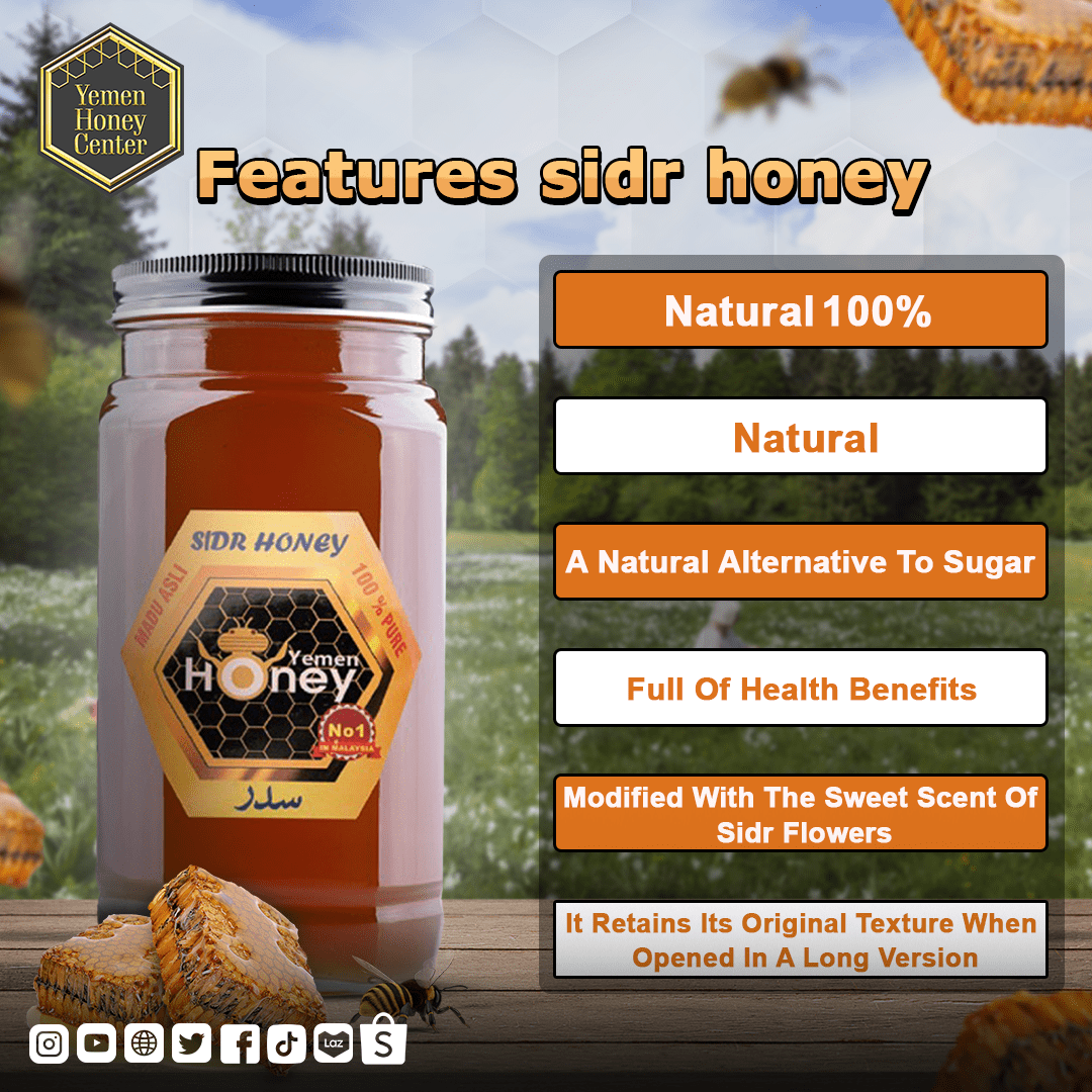 SIDR HADRAMAWT HONEY GREAD NATURAL 100% Yemen sidr honey Asal Madu