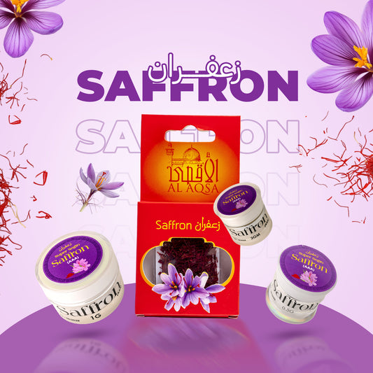 Premium Saffron Grade AAA – Pure Saffron Threads (Al Aqsa)  High Quality
