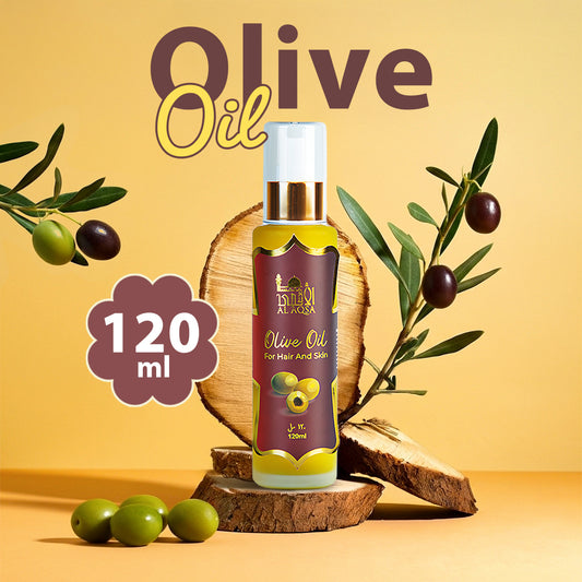 Premium Extra Virgin Olive Oil for Hair, Skin & Body – AL AQSA, 120 ml